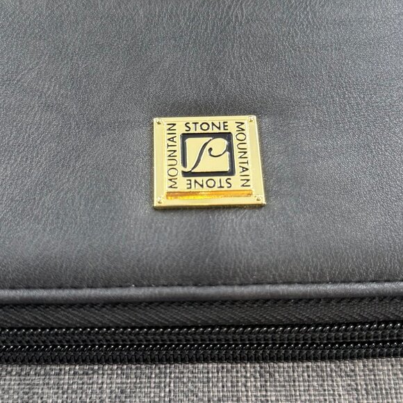 New! Stone Mountain faux leather Wallet Double Zipper 7.25" X 3.5"X 1.75" - Picture 4 of 14